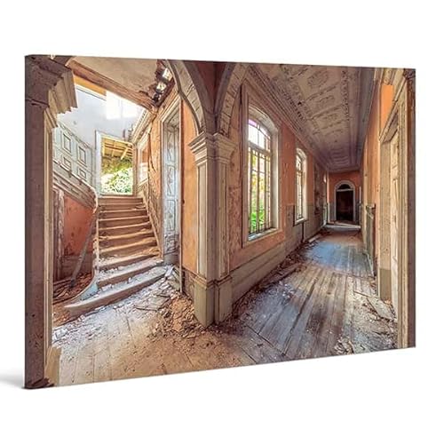 KOLLEKTION WIEDEMANN Down The Stair Rail von Markus Gebauer Lost Places Leinwand Fotografie Schlafzimmer Wohnzimmer Flur 60 x 40 cm KOLLEKTION WIEDEMANN Down The Stair Rail von Markus Gebauer Lost Places Leinwand Fotografie Schlafzimmer Wohnzimmer Flur 60 x 40 cm von KOLLEKTION WIEDEMANN