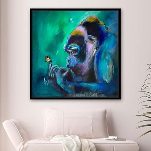 KOLLEKTION WIEDEMANN Ivo von Manuela Rathje Tiere Schwarz gerahmt Malerei Esszimmer KinderzimmerFlur Wohnzimmer Schlafzimmer 80 x 80 cm KOLLEKTION WIEDEMANN Ivo von Manuela Rathje Tiere Schwarz gerahmt Malerei Esszimmer KinderzimmerFlur Wohnzimmer Schlafzimmer 80 x 80 cm von KOLLEKTION WIEDEMANN