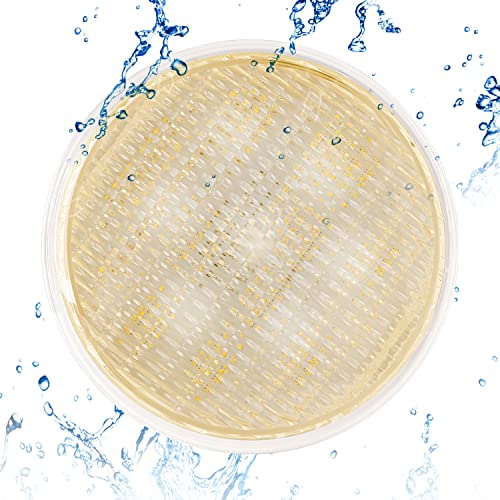 KOLLNIUN LED Poolleuchten, PAR56 Unterwasserleuchten, Warmweiß Schwimmbadleuchten, IP68 Wasserdichte Poolbeleuchtung, 20W 12V AC/DC Unterwasser Beleuchtung KOLLNIUN LED Poolleuchten, PAR56 Unterwasserleuchten, Warmweiß Schwimmbadleuchten, IP68 Wasserdichte Poolbeleuchtung, 20W 12V AC/DC Unterwasser Beleuchtung von KOLLNIUN