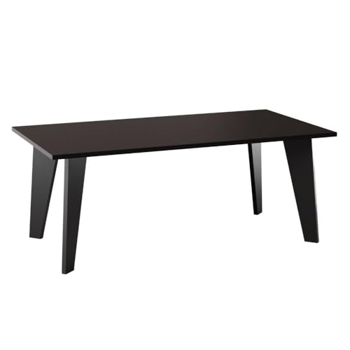 KOLM ARIS Tisch - Esstisch in Schwarz Compatible with Küche/Wohnzimmer | 138x80 cm | FSC-Zertifiziert | Modernes Design von KOLM