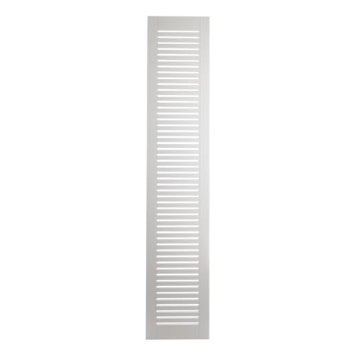 KOLM Drzwiczki Ażurowe MDF-Türen für IKEA PAX & Leroy Merlin KOS | 187,6x37,2 cm | Weiß Halbmatt | Belüftung | Feuchtigkeitsbeständig | FSC-zertifiziert von KOLM