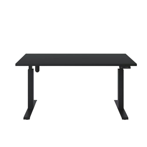 KOLM Elektrisch höhenverstellbarer Schreibtisch | 1000-1500 mm | Weiß | Hafele Motor | FSC-Zertifiziert | Ergonomisch von KOLM