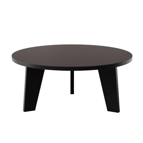 KOLM Hier ist der optimierte Amazon-Titel für den Ella Couchtisch: Ella Couchtisch - Runder Beistelltisch in Schwarz Compatible with Wohnzimmer | Ø 90 cm | FSC-Zertifiziert | Modernes Design von KOLM