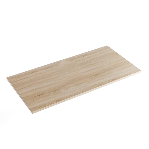 KOLM Laminat-Arbeitsplatte | 138x80 cm | Eiche Sonoma | FSC-Zertifiziert | Robust von KOLM