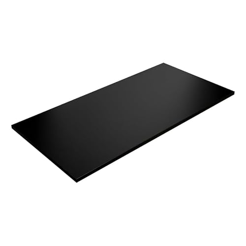 KOLM Laminat-Tischplatte | 138x68 cm | Schwarz | FSC-Zertifiziert | Robust von KOLM