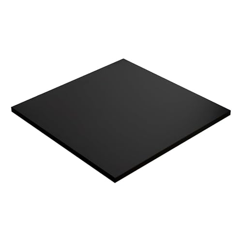 KOLM Laminat-Tischplatte | 68x68 cm | Schwarz | FSC-Zertifiziert | Robust von KOLM