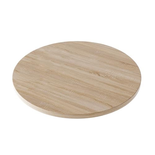 KOLM Laminat-Tischplatte | Ø 50 cm | Sonoma Eiche | FSC-Zertifiziert | Robust von KOLM