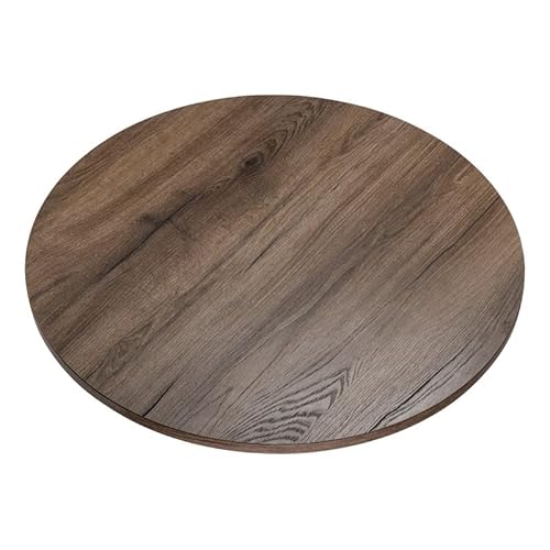 KOLM Laminat-Tischplatte | Ø 90 cm | Schokoladeneiche | FSC-Zertifiziert | Robust von KOLM
