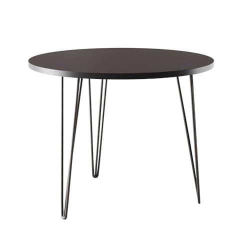 KOLM MIKA Stół okrągły - Esstisch Compatible with Küche/Wohnzimmer | Ø 90 cm | FSC-Zertifiziert | Modernes Design in Schwarz KOLM MIKA Stół okrągły - Esstisch Compatible with Küche/Wohnzimmer | Ø 90 cm | FSC-Zertifiziert | Modernes Design in Schwarz von KOLM