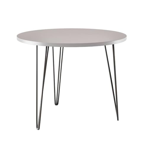 KOLM MIKA runder Tisch - Esstisch in Grau Compatible with Küche/Wohnzimmer | Ø 90 cm | FSC-Zertifiziert | Modernes Design KOLM MIKA runder Tisch - Esstisch in Grau Compatible with Küche/Wohnzimmer | Ø 90 cm | FSC-Zertifiziert | Modernes Design von KOLM