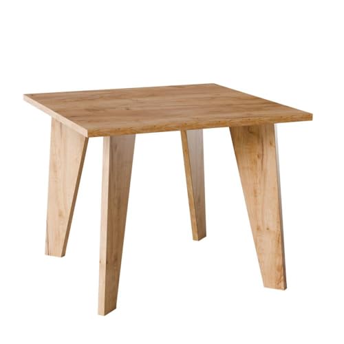 KOLM Olen Tisch - Quadratischer Esstisch Compatible with Küche/Wohnzimmer | 90x90 cm | FSC-Zertifiziert | Modernes Design in Eiche Craft KOLM Olen Tisch - Quadratischer Esstisch Compatible with Küche/Wohnzimmer | 90x90 cm | FSC-Zertifiziert | Modernes Design in Eiche Craft von KOLM