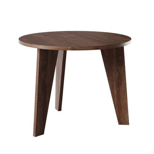 KOLM Rose Tisch - Runder Esstisch Compatible with Küche/Wohnzimmer | Ø 90 cm | FSC-Zertifiziert | Modernes Design in Schokoladeneiche KOLM Rose Tisch - Runder Esstisch Compatible with Küche/Wohnzimmer | Ø 90 cm | FSC-Zertifiziert | Modernes Design in Schokoladeneiche von KOLM