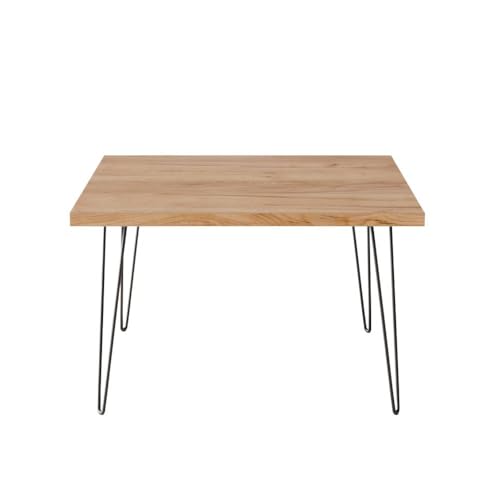 KOLM VIDA Couchtisch - Moderner quadratischer Beistelltisch Compatible with Wohnzimmer | 68x68 cm | FSC-Zertifiziert | Minimalistisches Design in Schokoladeneiche von KOLM