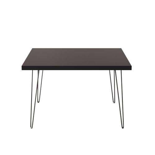 VIDA Stolik kawowy - Moderner quadratischer Couchtisch Compatible with Wohnzimmer | 68x68 cm | FSC-Zertifiziert | Minimalistisches Design in Weiß/Grau/Schwarz von KOLM