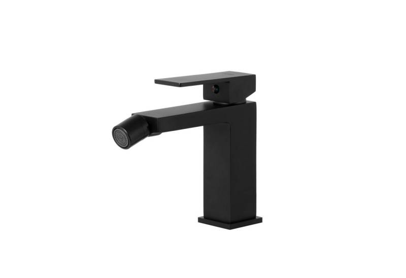 KOLMAN Bidetarmatur ANGO Wasserhahn Bidetmischer für Badezimmer in Schwarz in Schwarz von KOLMAN