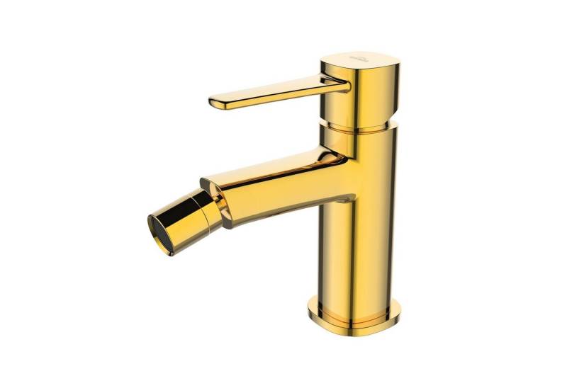 KOLMAN Bidetarmatur GLAMOUR Wasserhahn Bidetmischer für Badezimmer in Gold von KOLMAN