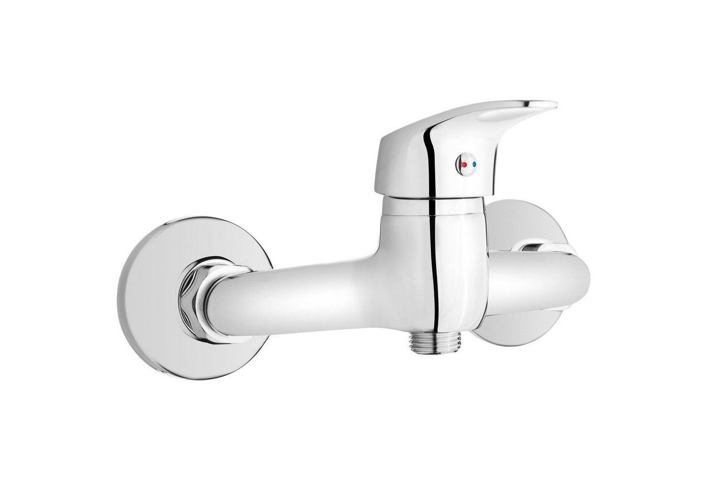 KOLMAN Duscharmatur AVA Dusche Wasserhahn Mischbatterie für Badezimmer in Silber von KOLMAN
