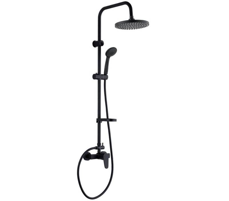 KOLMAN Duschsystem Duschsäule INTRA, Brausegarnitur, Höhe 102.5 cm, in Schwarz von KOLMAN