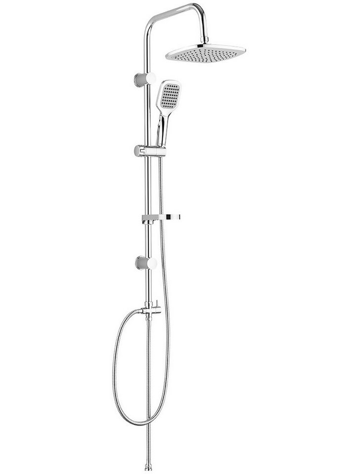 KOLMAN Duschsystem Regendusche set Handbrause BORGO, Höhe 100 cm, in Chrom von KOLMAN