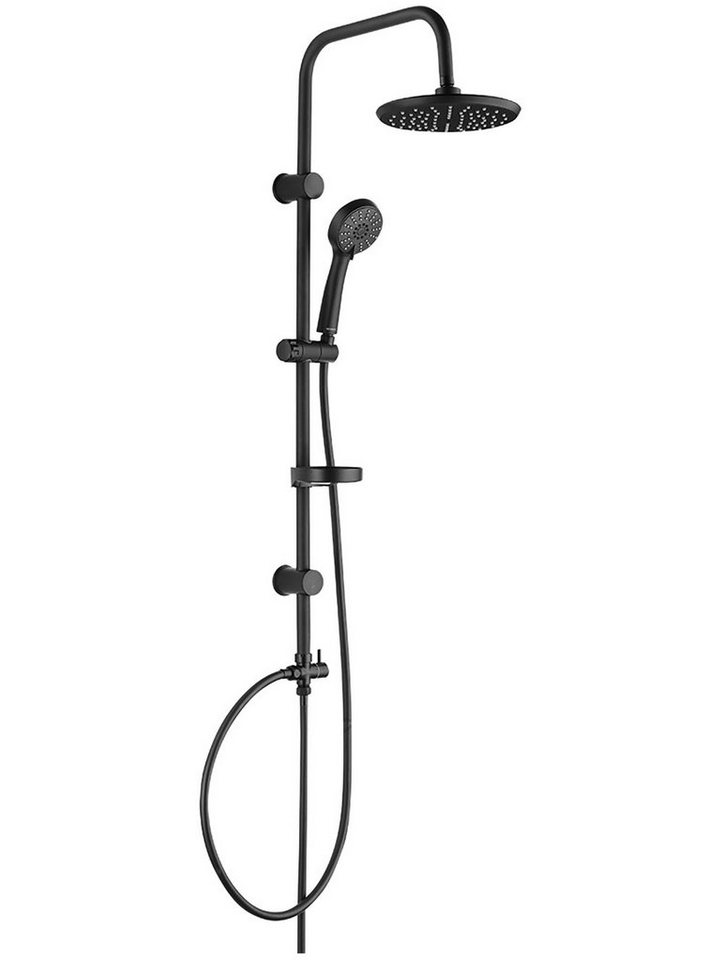 KOLMAN Duschsystem Regendusche set Handbrause CENTO, Höhe 100 cm, in Schwarz KOLMAN Duschsystem Regendusche set Handbrause CENTO, Höhe 100 cm, in Schwarz von KOLMAN