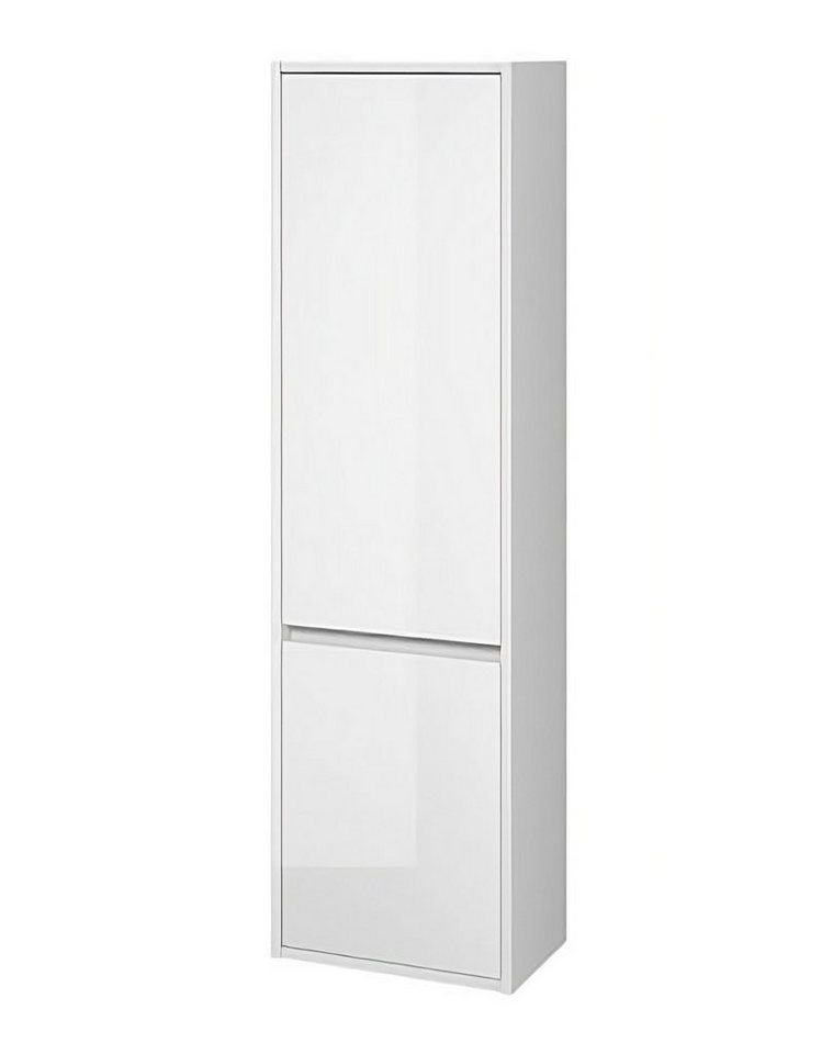 KOLMAN Hochschrank Badezimmer Hängeschrank CREA 140x40x25 mit 2-Türen von KOLMAN
