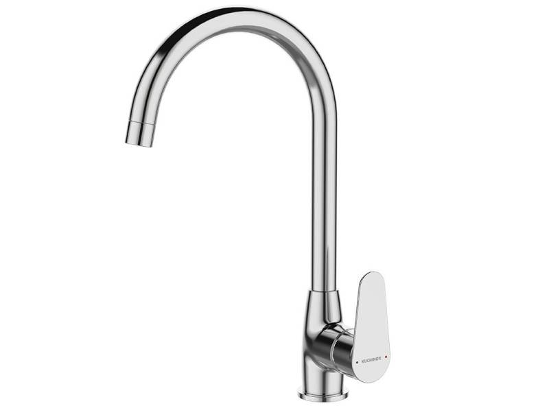 KOLMAN Küchenarmatur FRESNO Höhe Wasserhahn Küchenmischer in Chrom von KOLMAN
