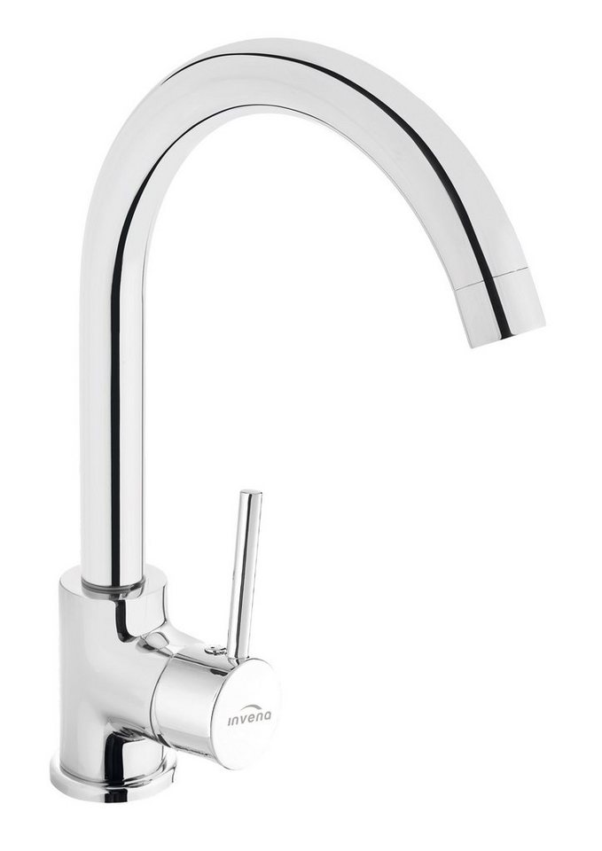 KOLMAN Küchenarmatur SOLO Wasserhahn Mischbatterie für Küche in Silber KOLMAN Küchenarmatur SOLO Wasserhahn Mischbatterie für Küche in Silber von KOLMAN