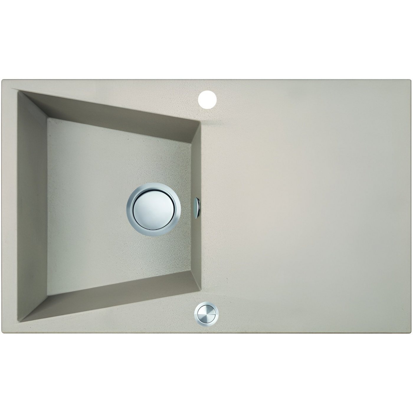 KOLMAN Küchenspüle Einzelbecken Grenada Granitspüle, Rechteckig, 48/78 cm, Beige, Space Saving Siphon GRATIS KOLMAN Küchenspüle Einzelbecken Grenada Granitspüle, Rechteckig, 48/78 cm, Beige, Space Saving Siphon GRATIS von KOLMAN