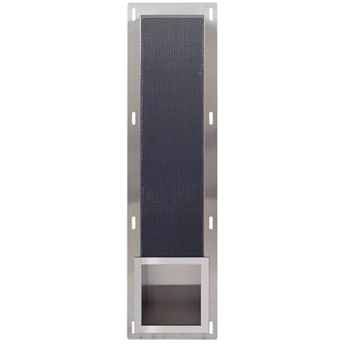 KOLMAN Toilettenpapieraufbewahrung Unterputz Wandnische Wall Box Paper 3 Silber Badezimmer Klopapierhalter von KOLMAN