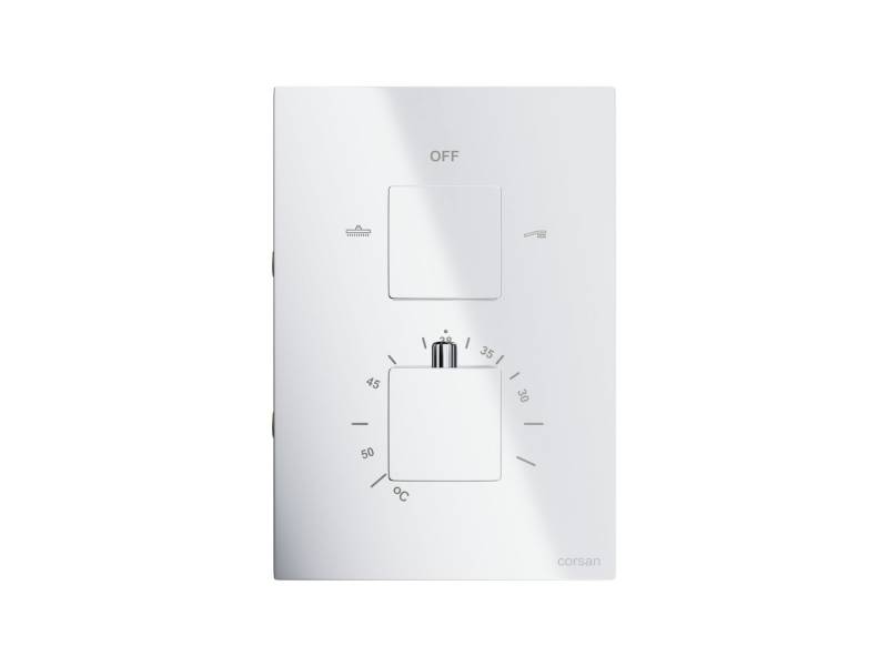 KOLMAN Unterputzarmatur BOX Unterputz Thermostatisch Brausearmatur für Badezimmer in Chrom KOLMAN Unterputzarmatur BOX Unterputz Thermostatisch Brausearmatur für Badezimmer in Chrom von KOLMAN