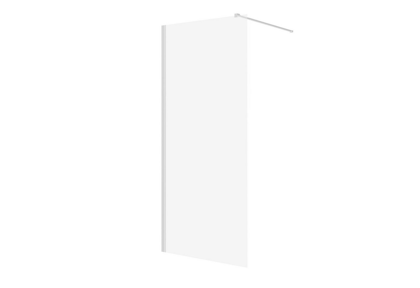 KOLMAN Walk-in-Dusche KETIL 80x195 cm 6 mm Transparent Nano Glas von KOLMAN