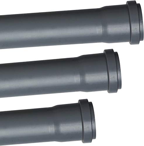 HT Abwasser Rohr DN 50 PVC (DN 50, Rohr 1000 mm) von Kolor