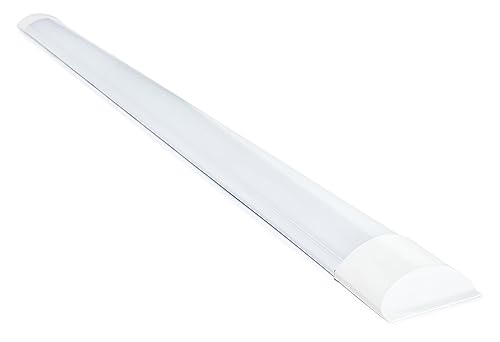 KOLORENO LED Leistungsstarke Beleuchtung Slim 36W - LED-Panel für Oberflächenmontage - Aufputz-LED-Panel - LED-Ladenlampe - Warmweiß (3000K) - Weiß - 7,5x120x2,2cm von KOLORENO