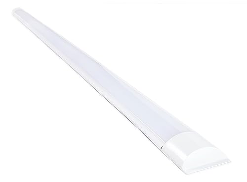 KOLORENO LED Leistungsstarke Beleuchtung Slim 50W - LED-Panel für Oberflächenmontage - Aufputz-LED-Panel - LED-Ladenlampe - Kaltweiß (6000K) - Weiß - 7,5x150x2,2cm von KOLORENO