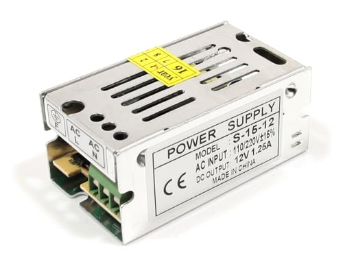 KOLORENO Transformator - LED Netzteil - Modulare Stromversorgungen für LED-Beleuchtung - Erweiterte Sicherheitsfunktionen - Eaglerise 12V 15W 1,25A IP20 VER.2-30x40x70mm KOLORENO Transformator - LED Netzteil - Modulare Stromversorgungen für LED-Beleuchtung - Erweiterte Sicherheitsfunktionen - Eaglerise 12V 15W 1,25A IP20 VER.2-30x40x70mm von KOLORENO