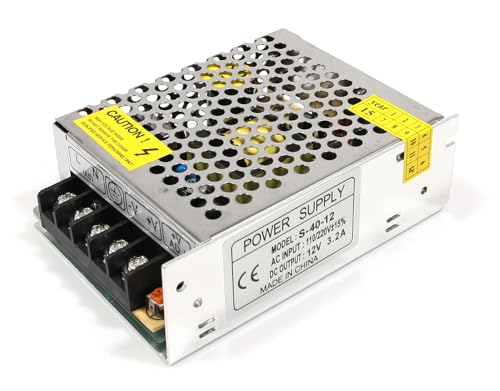 KOLORENO LED-Transformator - LED Netzteil - Modulare Stromversorgungen für LED-Beleuchtung - Erweiterte Sicherheitsfunktionen - Eaglerise 12V 40W 3,2A IP20-37x78x110mm KOLORENO LED-Transformator - LED Netzteil - Modulare Stromversorgungen für LED-Beleuchtung - Erweiterte Sicherheitsfunktionen - Eaglerise 12V 40W 3,2A IP20-37x78x110mm von KOLORENO