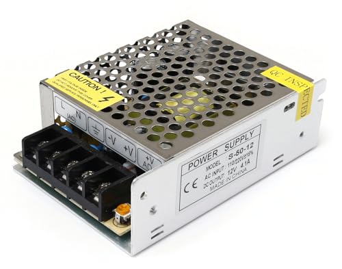 KOLORENO Transformator - LED Netzteil - Modulare Stromversorgungen für LED-Beleuchtung - Erweiterte Sicherheitsfunktionen - Eaglerise 12V 50W 4,1A IP20-36x80x110mm von KOLORENO