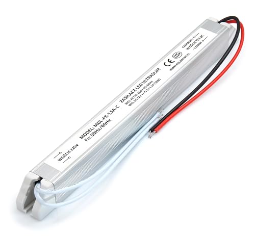 KOLORENO LED-Transformator Ultra Slim - LED Netzteil - Modulare Stromversorgungen für LED-Beleuchtung - Erweiterte Sicherheitsfunktionen - Eaglerise 24V 18W 1.5A IP20-18x18x192mm KOLORENO LED-Transformator Ultra Slim - LED Netzteil - Modulare Stromversorgungen für LED-Beleuchtung - Erweiterte Sicherheitsfunktionen - Eaglerise 24V 18W 1.5A IP20-18x18x192mm von KOLORENO