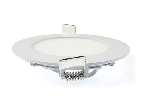 KOLORENO Leistungsstarke Beleuchtung Classic 12W - Rundes LED-Panel für Oberflächenmontage - Ladenlampe - Aufputz-LED-Panel - Kaltweiß (6000K) - Weiß - Φ170mm von KOLORENO