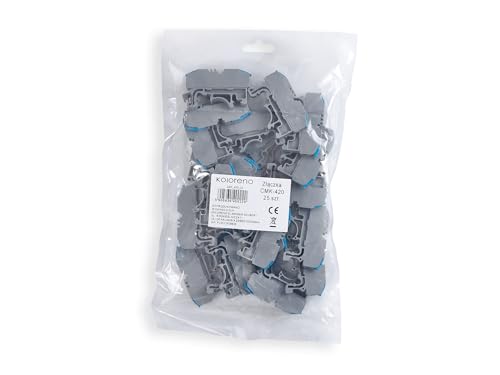 KOLORENO Schnelle Kabel Steckverbinder Stecker CMK-420 - Draht-Schnellspleiß- Crimp Anschluss - Wasserdicht Kabelverbinder - Installationsprojekte - 0,08 bis 2,5 (4,0) mm² - 25 Stück von KOLORENO