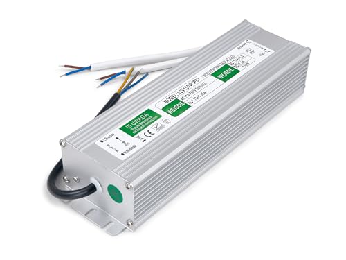 KOLORENO Transformator - LED Netzteil - Modulare Stromversorgungen für LED-Beleuchtung - Erweiterte Sicherheitsfunktionen - Eaglerise 12V 150W 12.5A IP67-41x70x205mm KOLORENO Transformator - LED Netzteil - Modulare Stromversorgungen für LED-Beleuchtung - Erweiterte Sicherheitsfunktionen - Eaglerise 12V 150W 12.5A IP67-41x70x205mm von KOLORENO