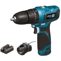 Koma Tools - 12V Schlagbohrmaschine 2,0Ah Akku - Ladegerät - Zubehör von KOMA TOOLS