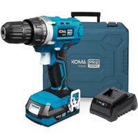 EDM - 20V koma tools Bohrschrauber - 2,0Ah Akku - Ladegerät - 40 Zubehörteile EDM - 20V koma tools Bohrschrauber - 2,0Ah Akku - Ladegerät - 40 Zubehörteile von KOMA TOOLS