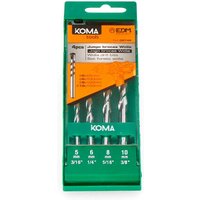 Satz 4 Bohrer koma - Widia Standard - 08742 von KOMA TOOLS