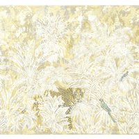 KOMAR Vliestapete, Blumen, bunt - goldfarben KOMAR Vliestapete, Blumen, bunt - goldfarben von KOMAR