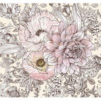 KOMAR Vliestapete, Blumen, bunt - rosa KOMAR Vliestapete, Blumen, bunt - rosa von KOMAR