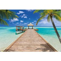 Komar - Fototapete Beach Resort 368 x 254 cm Fototapete von KOMAR