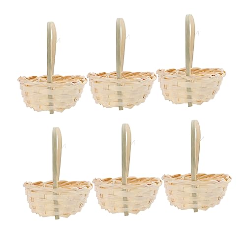 KOMBIUDA Kleiner Blumenkorb 20 Stück Handgewebter Korb Ovaler Kleiner Korb Dekoration für Zuhause Mikrolandschaft Fotorequisiten Spielzeugzubehör Natürlich Umweltfreundlich KOMBIUDA Kleiner Blumenkorb 20 Stück Handgewebter Korb Ovaler Kleiner Korb Dekoration für Zuhause Mikrolandschaft Fotorequisiten Spielzeugzubehör Natürlich Umweltfreundlich von KOMBIUDA