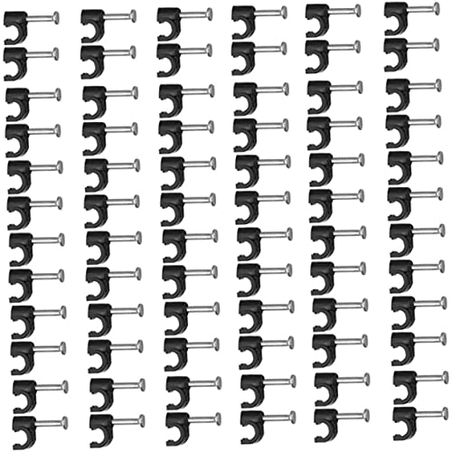 KOMBIUDA 1 Satz Kabelhalter Kabelclips für Ethernet Stromkabel Robuste Drahtclips aus Pe zur Wandmontage Kabelorganisation von KOMBIUDA