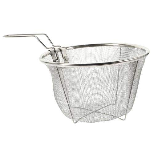 KOMBIUDA 1 Stück Frittierkorb Faltbar Küchensieb für Pommes Hähnchen und Snacks Platzsparendes Design für Zuhause Bars und Restaurants von KOMBIUDA